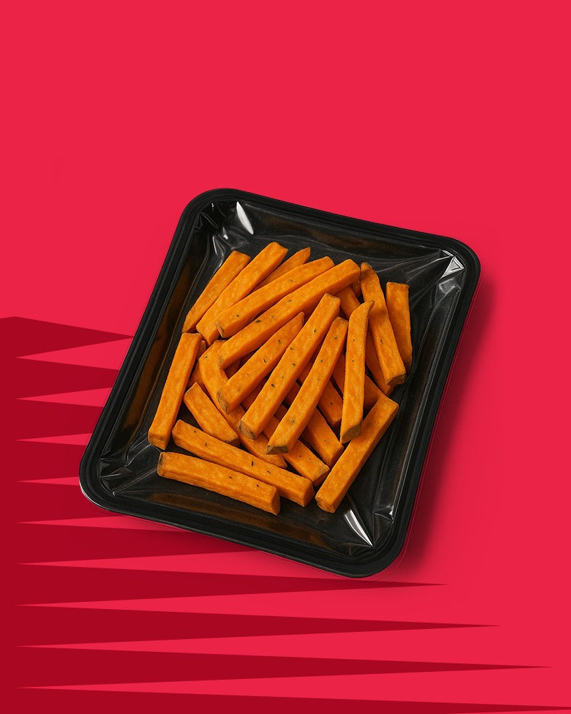 بطاطا حلوة بريستو جاهزة للطهي.